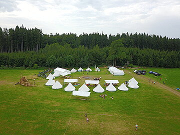 Camp beim Zeltlager 2017